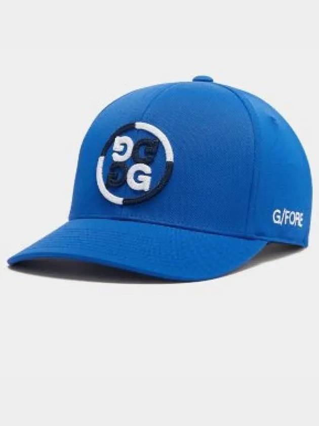 Men's Color Block Circle Stretch Twill Ball Cap Blue - G/FORE - BALAAN 2