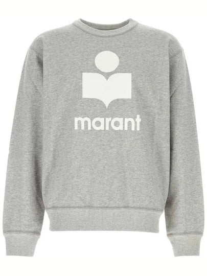 Mikoy Logo Print Sweatshirt Grey - ISABEL MARANT - BALAAN 2