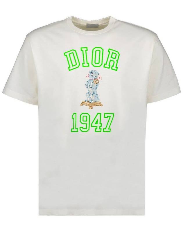 Barbie 1947 Casual Fit Short Sleeve T-Shirt Beige - DIOR - BALAAN 2