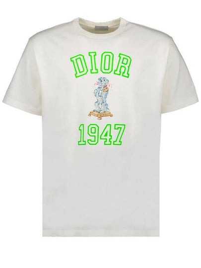 Barbie 1947 Casual Fit Short Sleeve T-Shirt Beige - DIOR - BALAAN 2