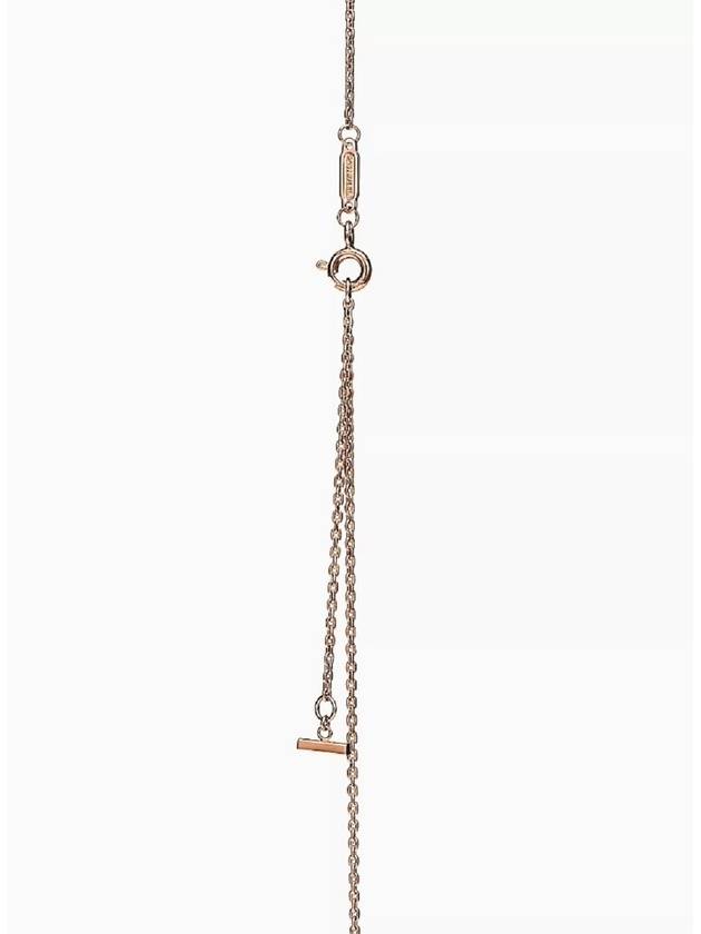 Tiffany T Smile Medium Pendant Rose Gold - TIFFANY & CO. - BALAAN 5