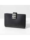 Silver Hardware 4G Leather Card Wallet Black - GIVENCHY - BALAAN.