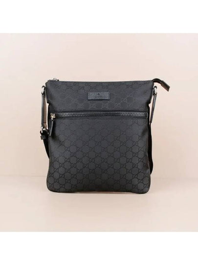 Microsima Logo Nylon Cross Bag Black - GUCCI - BALAAN 2