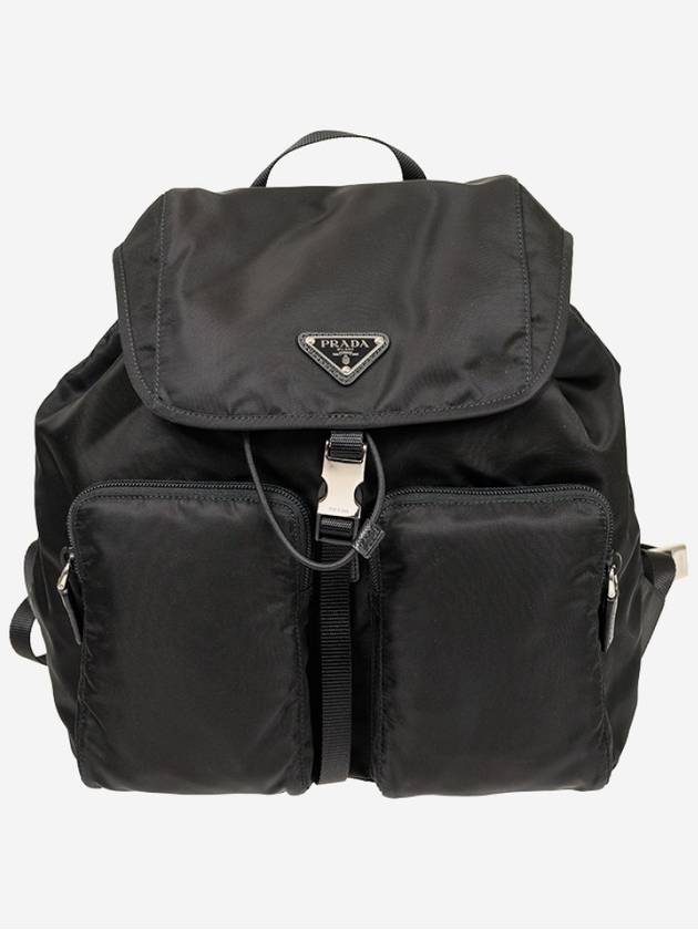 Pocono Drawstring Backpack Black - PRADA - BALAAN 2