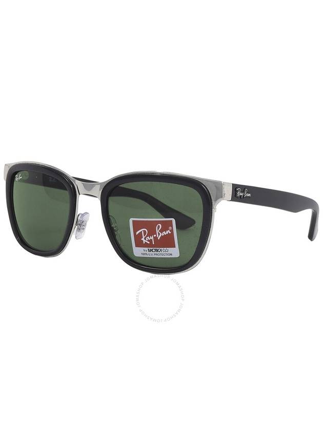 Ray Ban Clyde Dark Green Square Unisex Sunglasses RB3719 003/71 53 - RAY-BAN - BALAAN 3