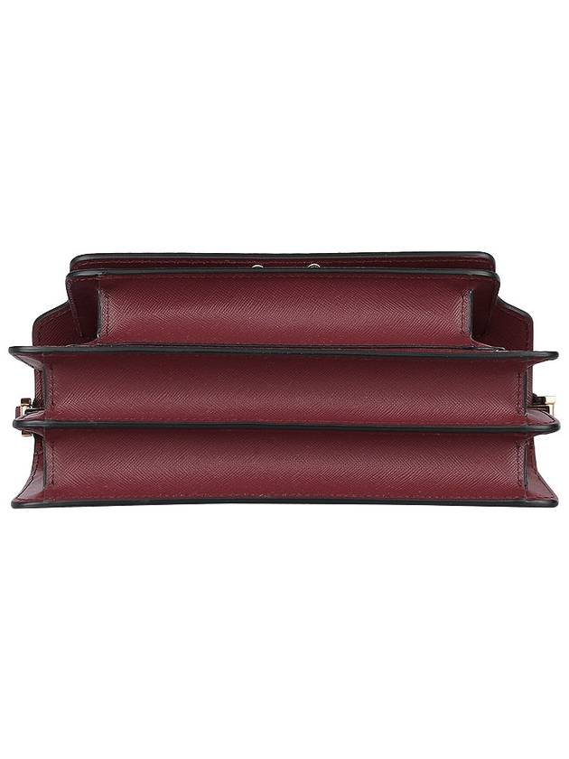 Trunk East West Shoulder Bag Wine - MARNI - BALAAN 7