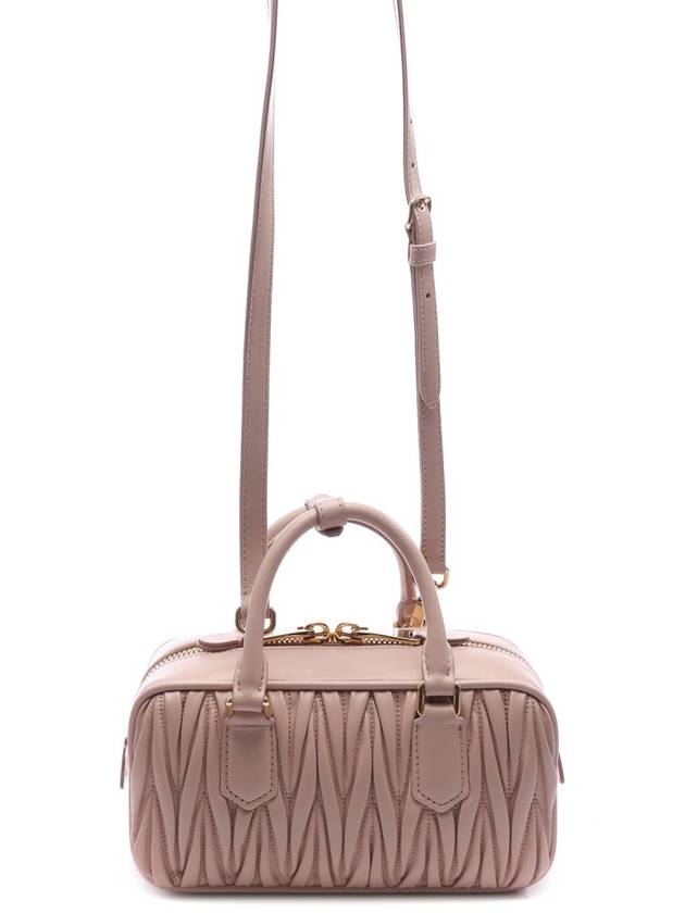 Arcadie Matelasse Nappa Leather Tote Bag Pink - MIU MIU - BALAAN 5