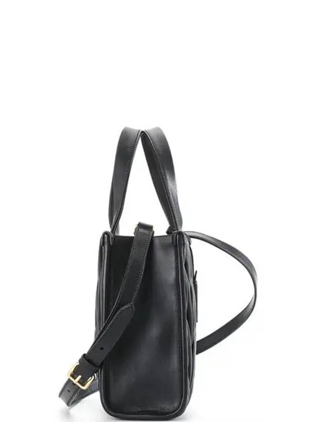 Matelasse Nappa Leather Tote Bag Black - MIU MIU - BALAAN 3