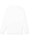 Logo Print Long Sleeve T-Shirt White - ACNE STUDIOS - BALAAN 4