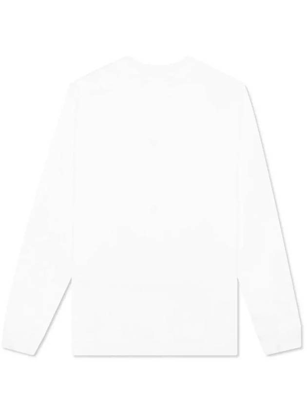 Logo Print Long Sleeve T-Shirt White - ACNE STUDIOS - BALAAN 4