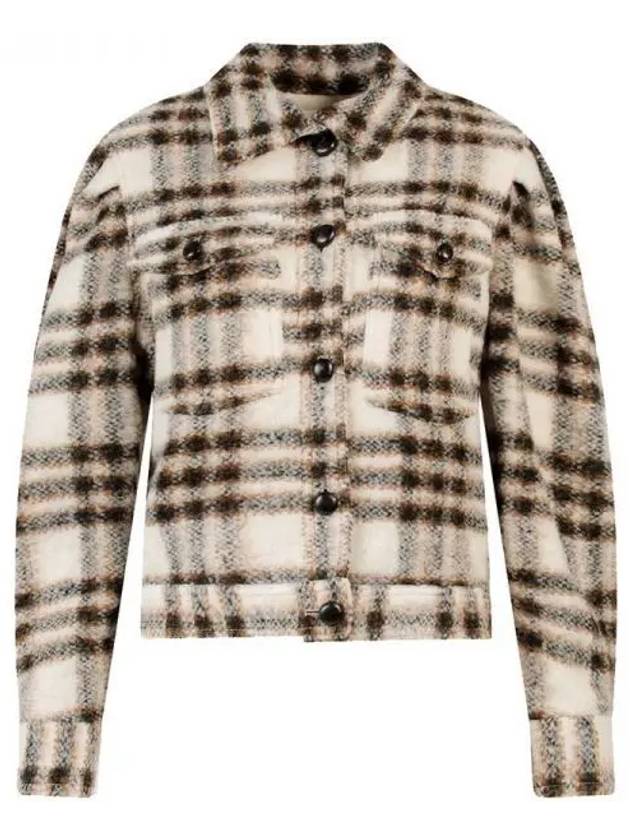 22FW LEIKO check shirt jacket MA1204 22A012E 23EC Other 270395 - ISABEL MARANT - BALAAN 1