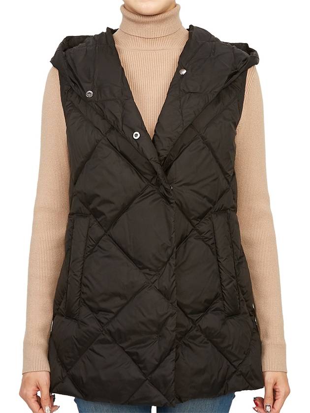 Frutto Padded Vest Brown - MAX MARA - BALAAN 3