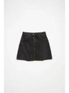 Denim Short H-line Skirt Black - ACNE STUDIOS - BALAAN 2