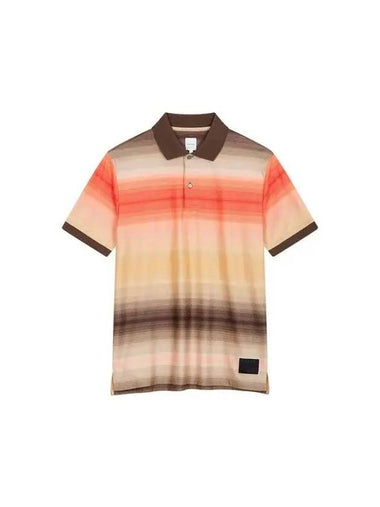 Logo Patch Striped Polo Shirt Multi 270841 - PAUL SMITH - BALAAN 1