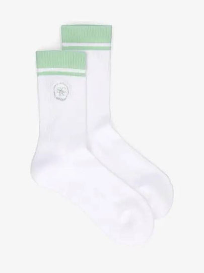 SRHWC Socks White Washed Kelly SO932WH - SPORTY & RICH - BALAAN 2