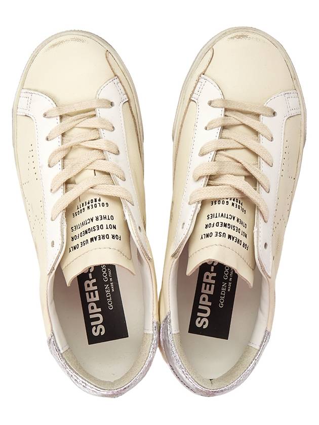 Superstar Silver Tab Low-Top Sneakers Beige - GOLDEN GOOSE - BALAAN 3