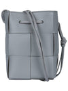 Intrecciato Cassette Small Bucket Bag Grey - BOTTEGA VENETA - BALAAN 2