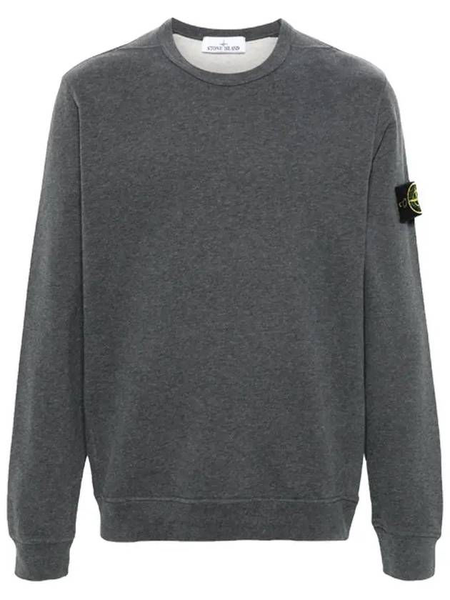 Stone Island Organic Cotton Sweatshirt WITH REMOVABLE Logo Patch 811562420V0M67 B0651334767 - STONE ISLAND - BALAAN 3