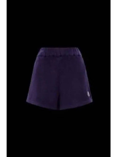 Terrycloth shorts pants navy I10938H00022596LS778 1013036 - MONCLER - BALAAN 1