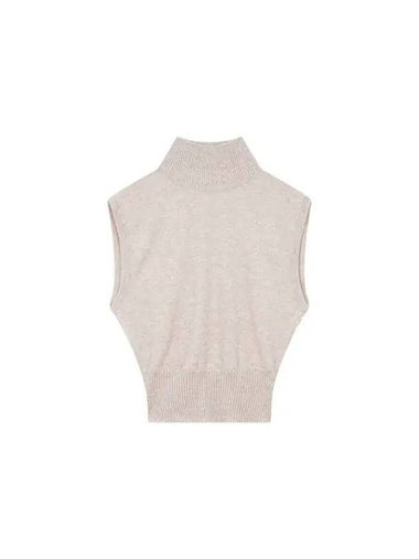 Cashmere turtleneck knit top melange beige 270563 - REFORMATION - BALAAN 1