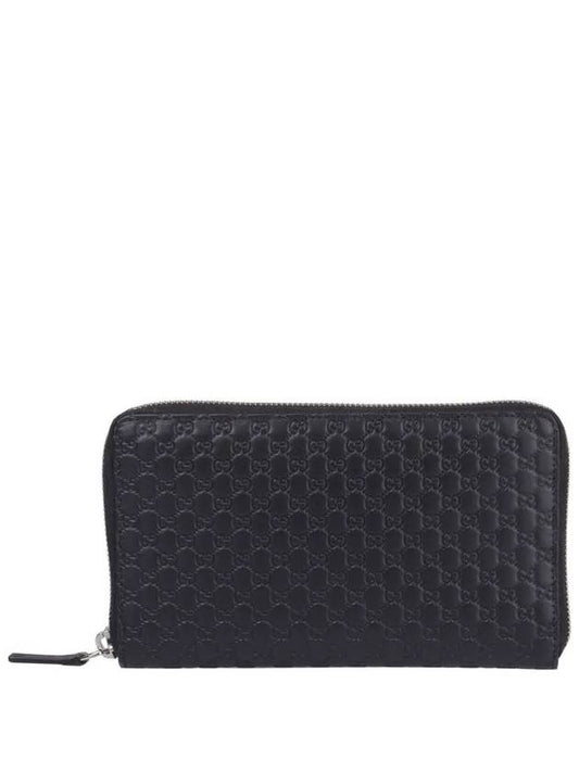 Microssima Zipper Long Wallet Black - GUCCI - BALAAN 2