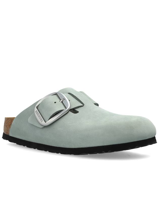 Birkenstock Slippers Boston Big Buckle, Women's, Light Blue - BIRKENSTOCK - BALAAN 4