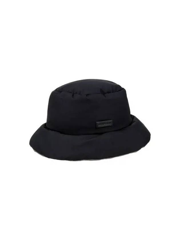 Men s Duck Down Padded Cloche Hat Black 271638 - EMPORIO ARMANI - BALAAN 1