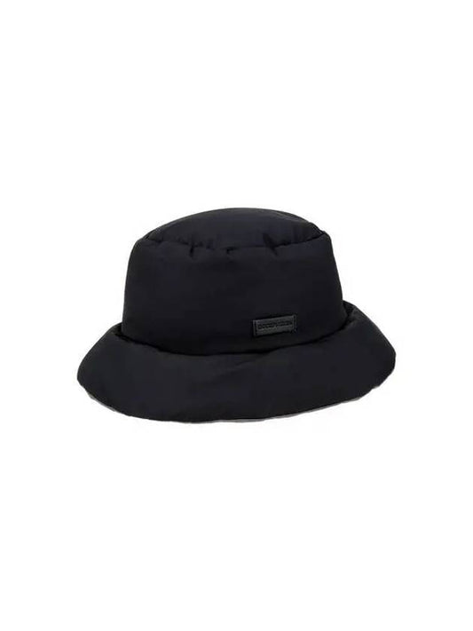 Men s Duck Down Padded Cloche Hat Black 271638 - EMPORIO ARMANI - BALAAN 1