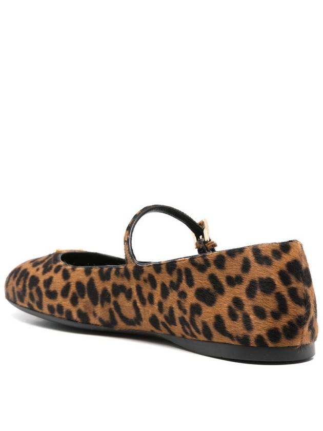 Honey Printed Leather Ballerinas - PRADA - BALAAN 5