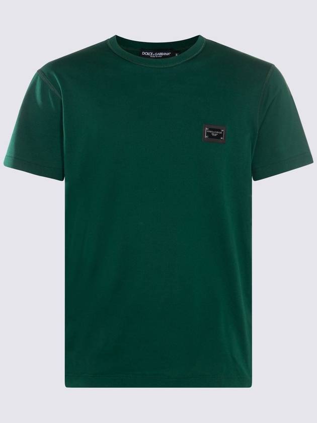 Long Sleeve T-Shirt G8PT1TG7F2I V0340 GREEN - DOLCE&GABBANA - BALAAN 2