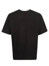 Logo Print Short Sleeve T-Shirt Black - STONE ISLAND - BALAAN 5