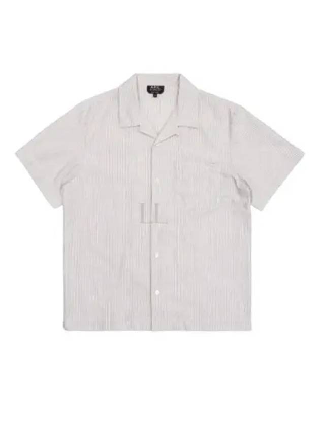 Lloyd Short Sleeve Shirt Beige - A.P.C. - BALAAN 2