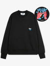 Logo Crew Neck Sweatshirt Black - MSGM - BALAAN 3