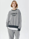 Unisex CHMXMTM Snowy Sweatshirt Mix Gray - CHANCE'S NOI - BALAAN 4