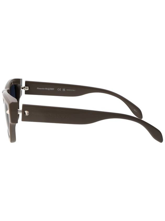 Sunglasses AM0409S 003 003 BROWN BROWN BLUE - ALEXANDER MCQUEEN - BALAAN 4