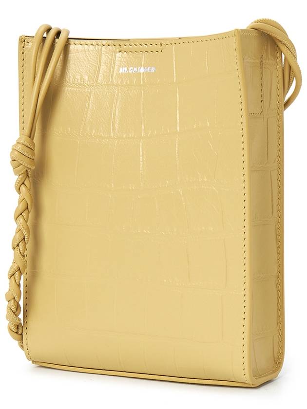 Tangle Small Calfskin Cross Bag Beige - JIL SANDER - BALAAN 3