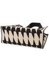 houndstooth jacquard tote bag beige - MARNI - BALAAN 7