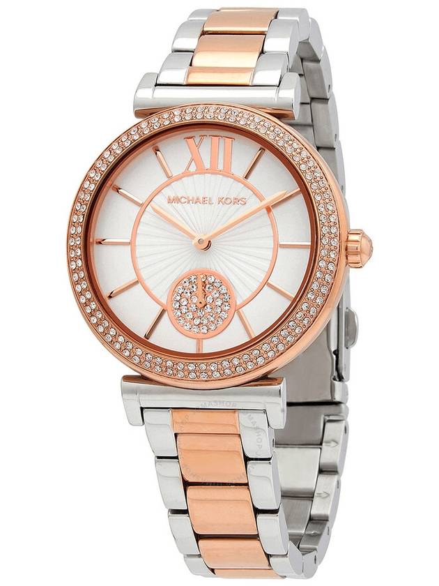 Michael Kors Abbey Quartz Crystal White Dial Ladies Watch MK4616 - MICHAEL KORS - BALAAN 1