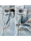 Scratch Detail Skinny Jeans Blue - DOLCE&GABBANA - BALAAN 5