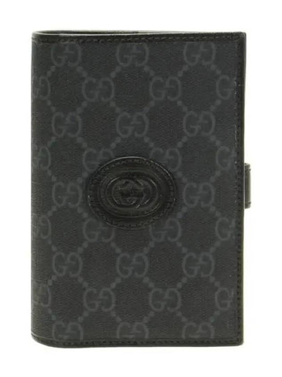 Gucci Interlocking G Passport Wallet Black - GUCCI - BALAAN 2