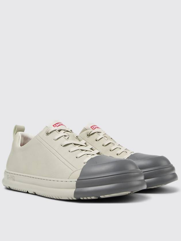 Junction Runner Leather Low-Top Sneakers Grey - CAMPER - BALAAN 3