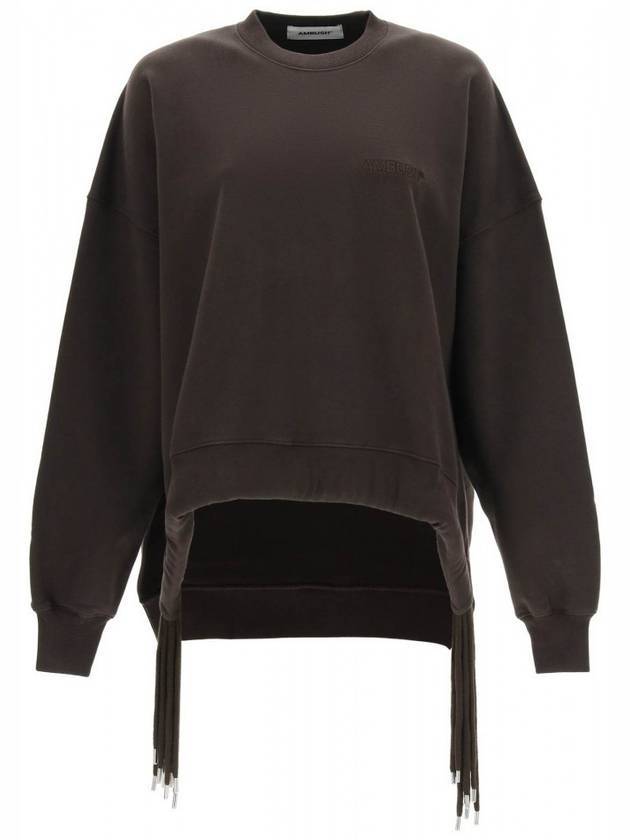 Women's Multi-Code String Sweatshirt Chocolate - AMBUSH - BALAAN 1