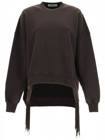 Women's Multi-Code String Sweatshirt Chocolate - AMBUSH - BALAAN 1