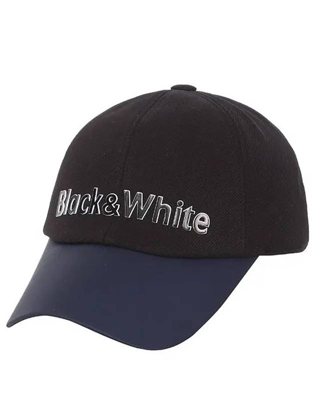 Fleece Ball Cap 8402GXACBLACK - BLACK&WHITE - BALAAN 4