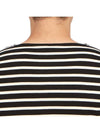 Minquiers Modern Stripe Long Sleeve T-Shirt Noir - SAINT JAMES - BALAAN 8