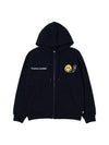 Men's Embroidery Logo Hoodie Navy - STOCKHOLM SYNDROME - BALAAN 1