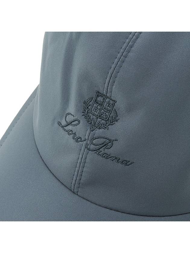 Embroidered Logo Ball Cap Seaweed - LORO PIANA - BALAAN 7