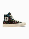 Chuck 70 Floral Tapestry Black A11990C - CONVERSE - BALAAN 2