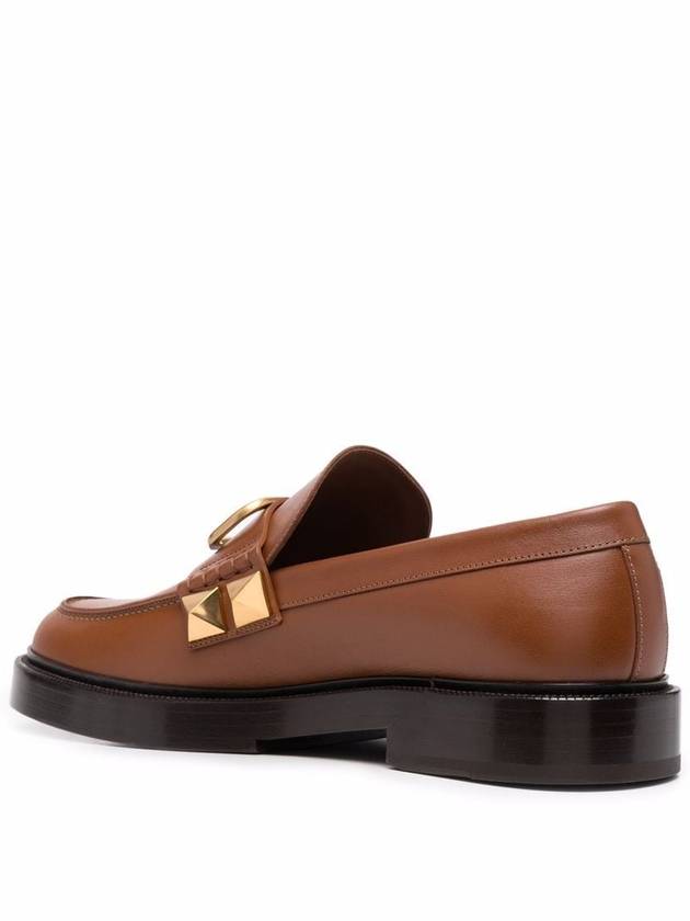 Valentino Garavani Flat shoes Brown - VALENTINO - BALAAN 3