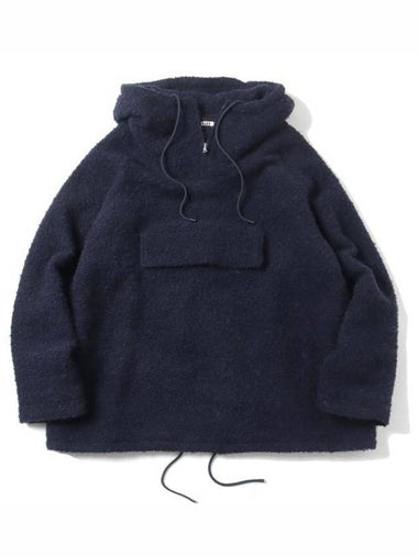 Hooded Sweatshirt A23AP01AK Free DARK NAVY - AURALEE - BALAAN 1